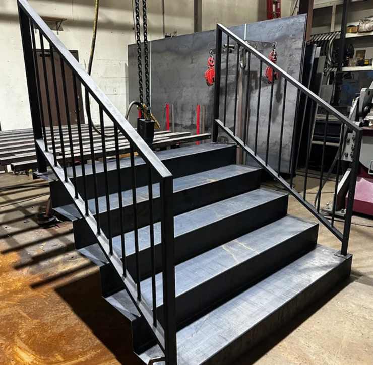 Modern Corten Steel Garden Steps – Custom-Made in the USA by H&P Building