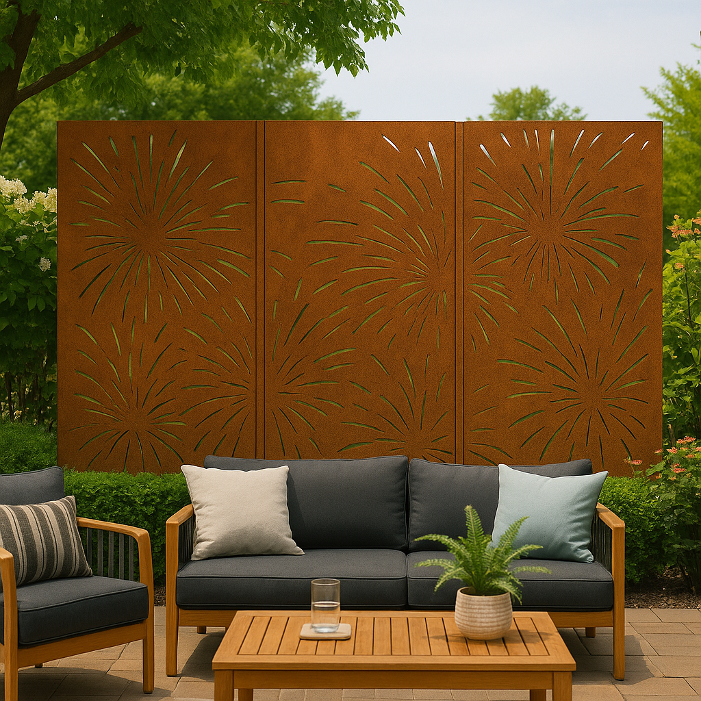 Custom-Made Corten Steel Outdoor Privacy Screens – The Choice of Top Architects to Protect Your Privacy