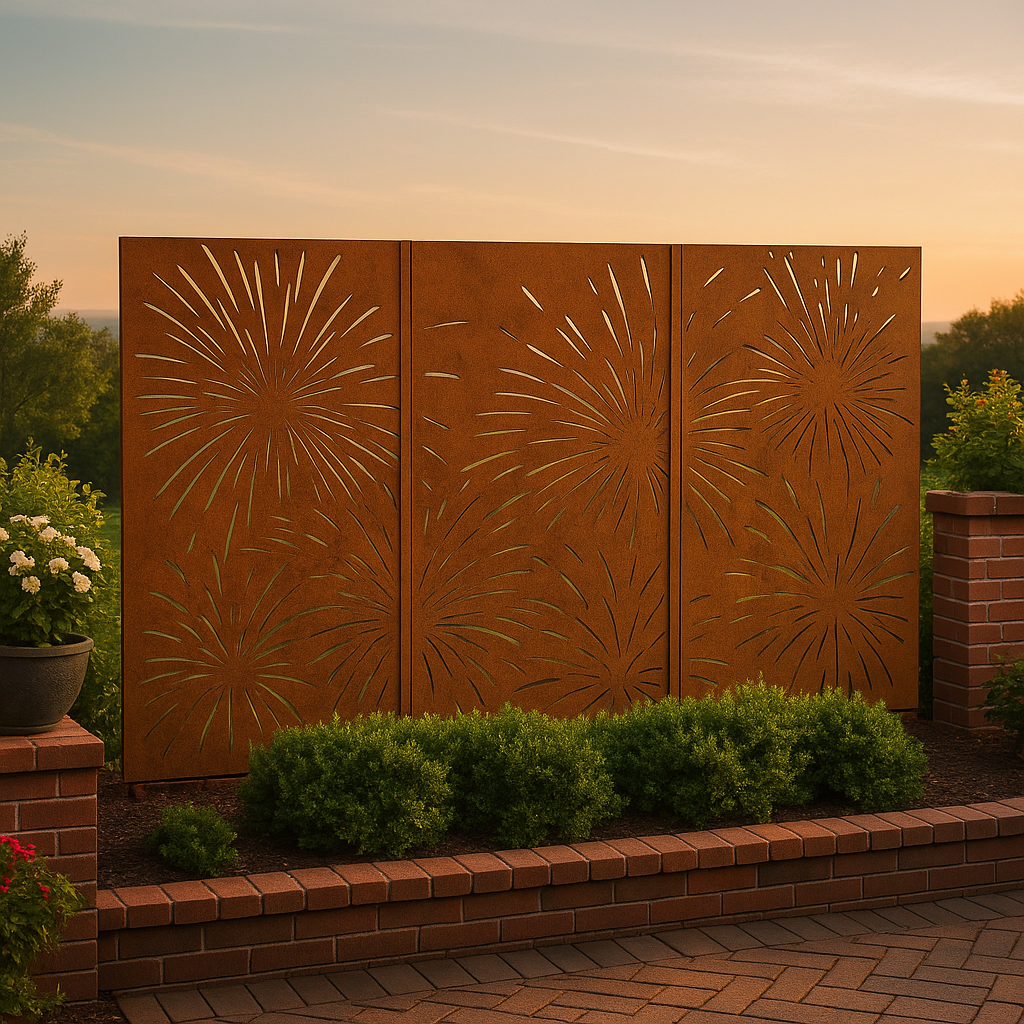 Custom-Made Corten Steel Outdoor Privacy Screens – The Choice of Top Architects to Protect Your Privacy