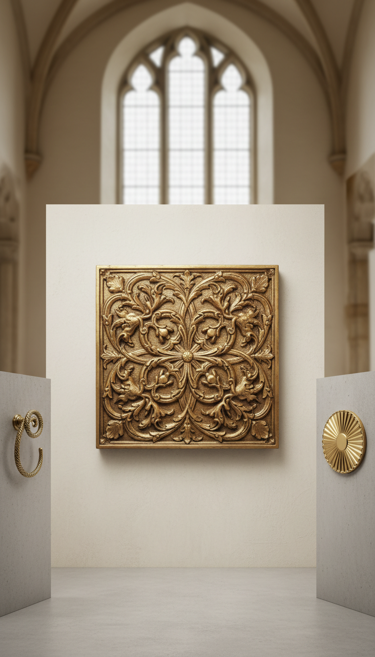 Heritage Gold Decorative Panel