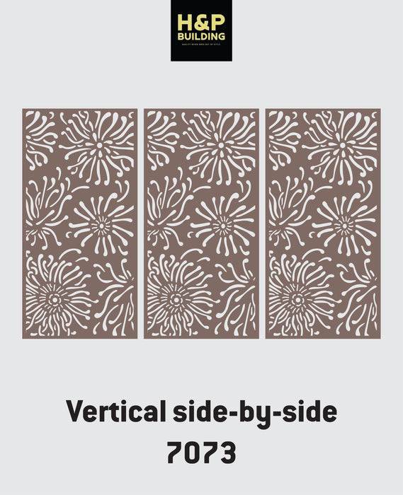 Outdoor Privacy Fence Screen 30”x50” Metal Divider for Outdoor Garden Backyard Patio Decorative