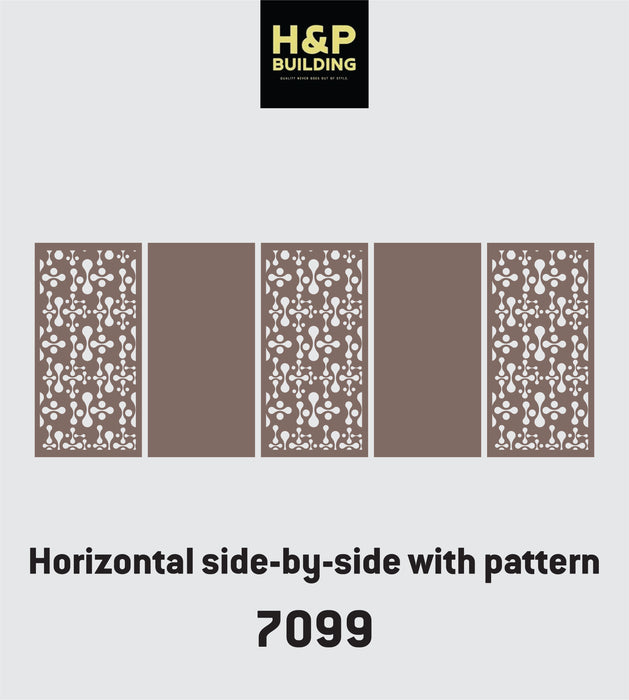 H&P Custom Made outdoor privacy screens and decorative fence panels to shop for your deck or patio.
