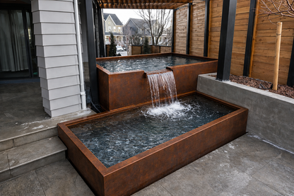 Custom Swimming Pool / Plunge Pool – Luxury Architectural Metal Pool