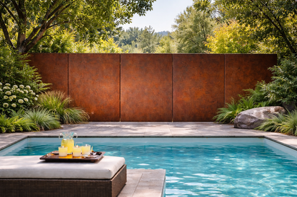 Outdoor Privacy Fence | Custom Metal Screen Wall