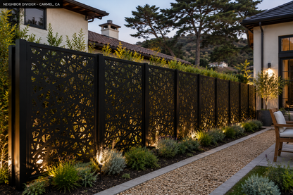 Custom Corten Steel Privacy Panels | Modern Outdoor Privacy Screens | Made in USA