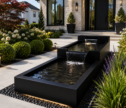 Custom Corten Steel Pond & Water Feature