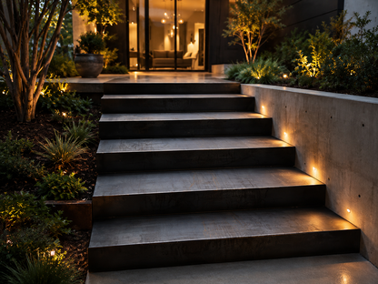 Custom Corten Steel Stairs | Modern Outdoor Staircase | Architectural Steel Steps
