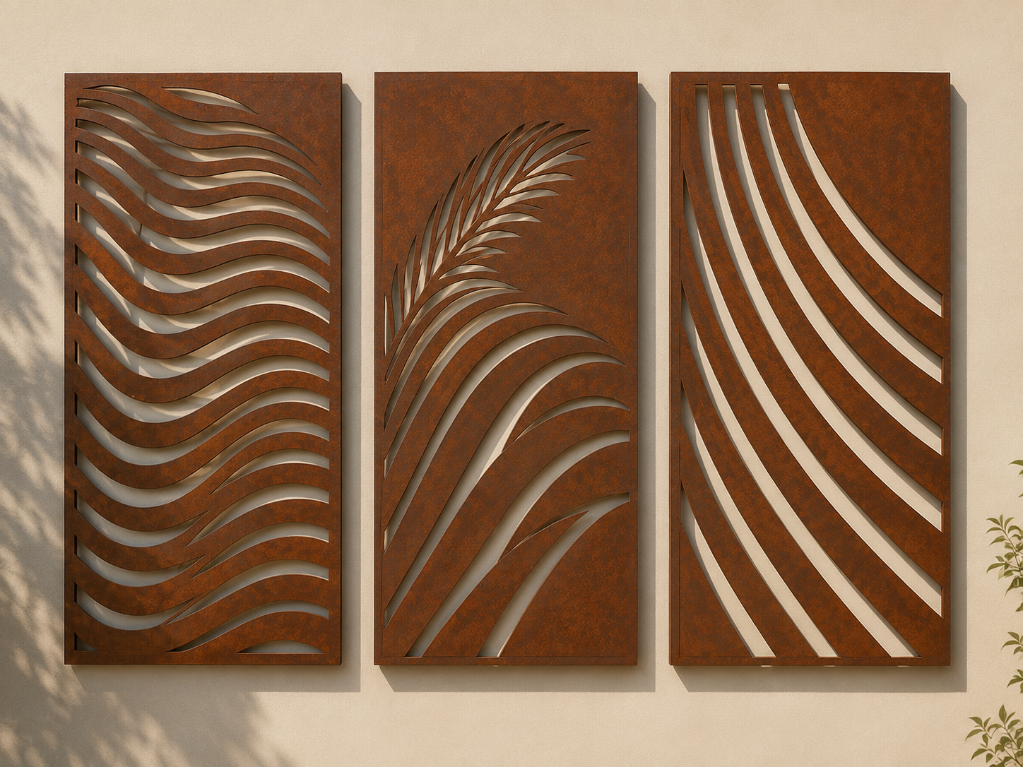 Architectural Corten Steel Wall Panels | Custom Feature Wall | Made in USA