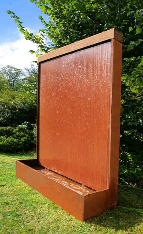 Rustic Cascade Water Feature - Transform Your Garden with Corten Steel ...