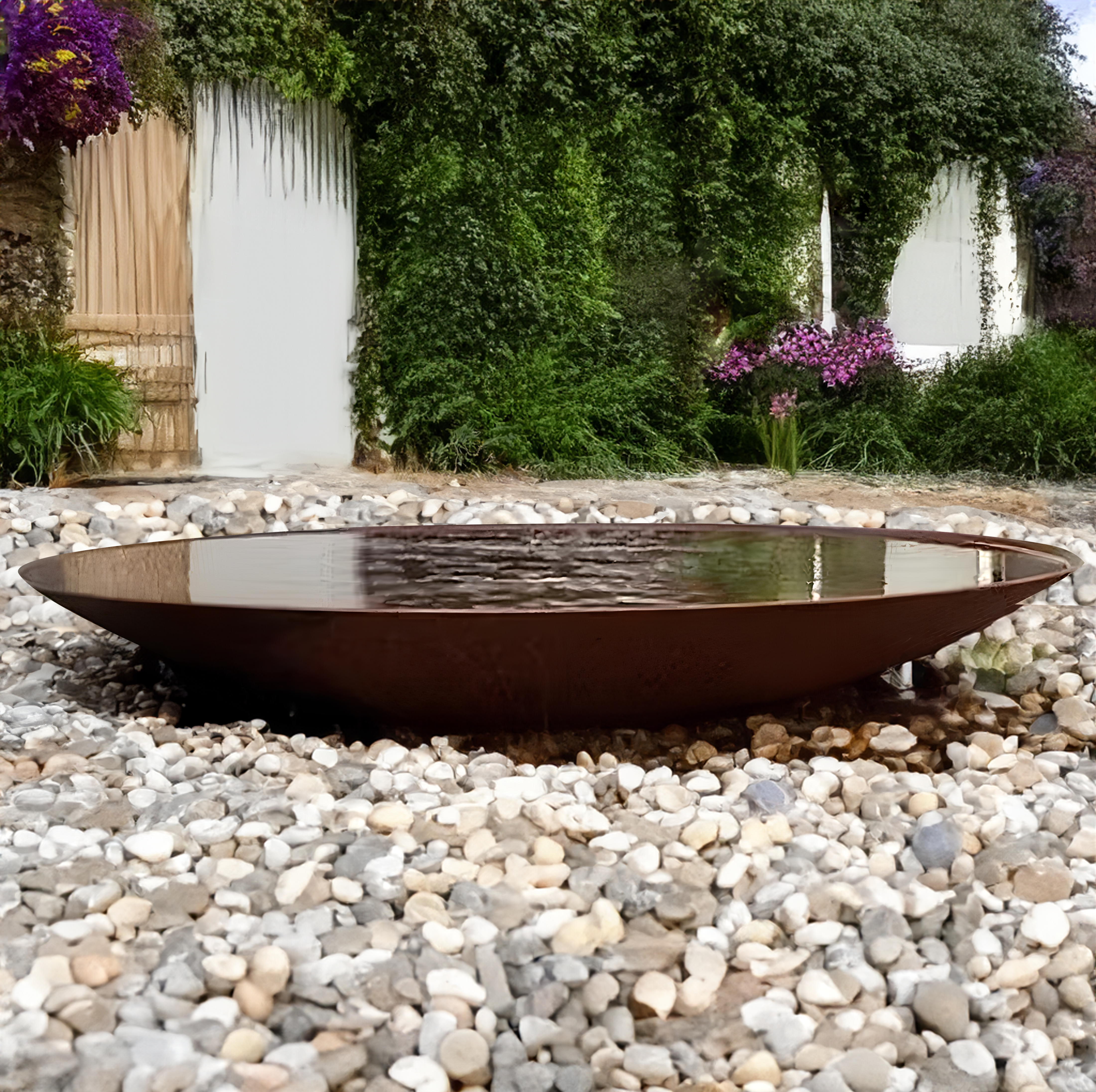 Premium Corten Steel Reflecting Water Bowl – Durable, Stylish, and Perfect for Outdoor Spaces