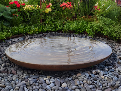 Premium Corten Steel Reflecting Water Bowl – Durable, Stylish, and Perfect for Outdoor Spaces