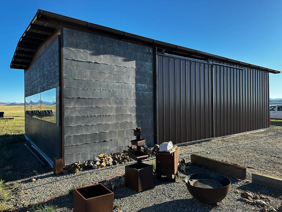 CORTEN EXTERIOR CLADDING- Corten Steel Siding Panels | Corrugated Corten Steel Siding