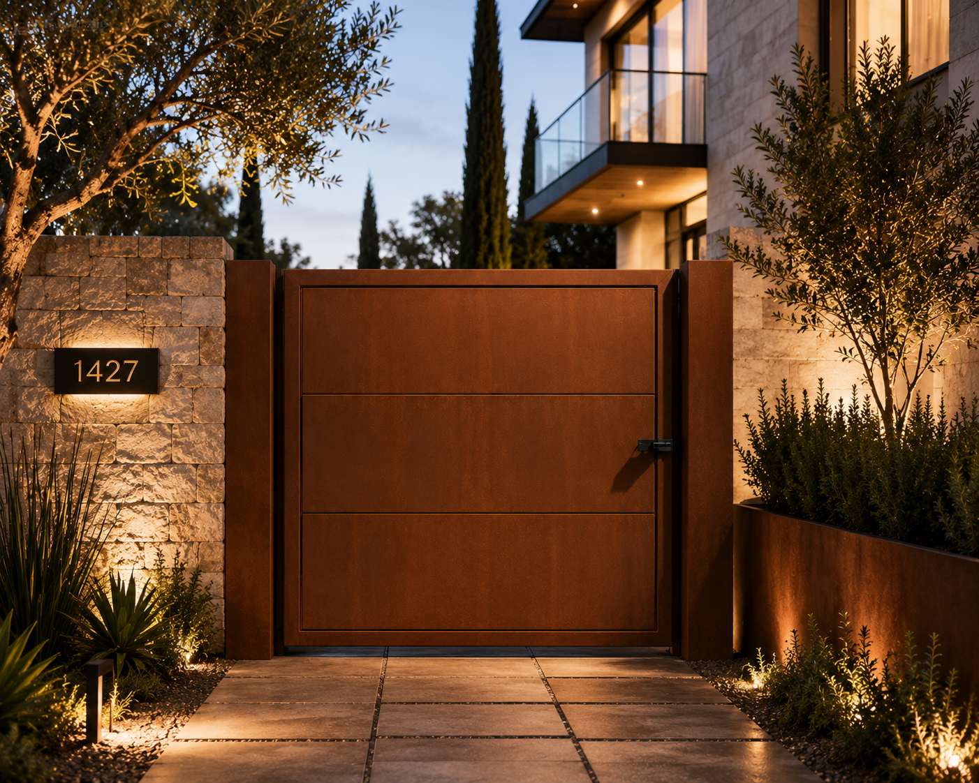 Custom-Made Corten Steel Gates – Durable and Tailored to Your Needs